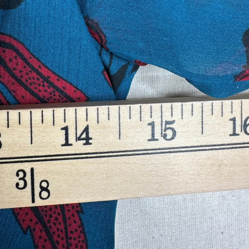Abercrombie‎ & Fitch Floral Print Bohemian Style Mini Dress size XS Blue/Red